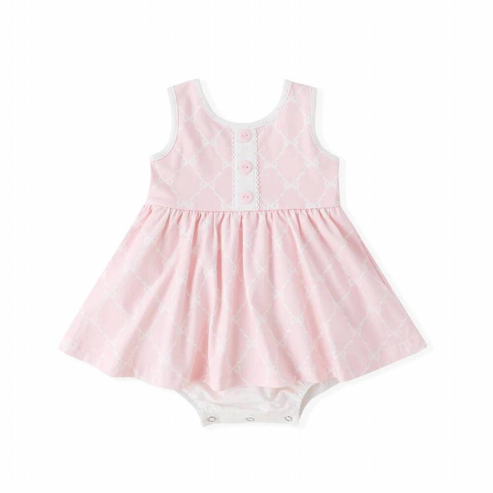 NEW SWOON BABY CLOTHING kid's gwen bubble dress in pink